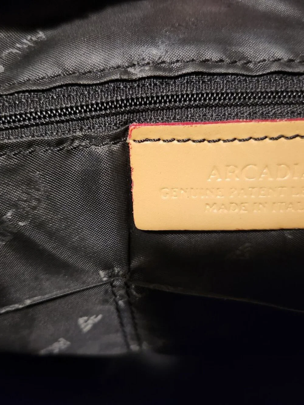Arcadia black satchel
